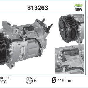 Kompresor, klimatizace VALEO 813263