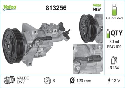 Kompresor, klimatizace VALEO 813256