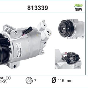 Kompresor, klimatizace VALEO 813339