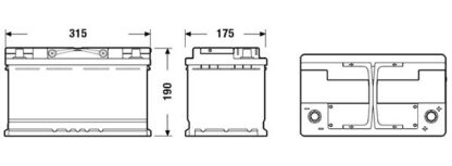 Autobaterie Exide Start-Stop AGM, 12V, 80Ah, 800A, EK800