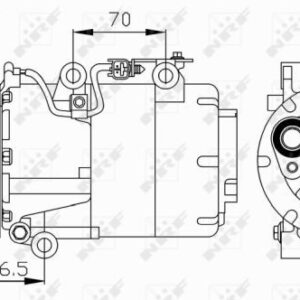 Kompresor, klimatizace NRF 32722