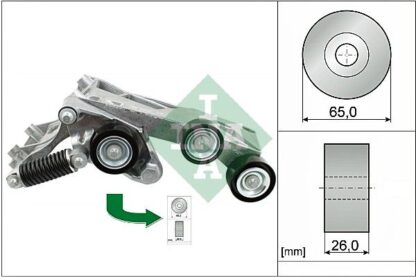 Napínák, žebrovaný klínový řemen Schaeffler INA 534 0446 10