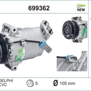 Kompresor, klimatizace VALEO 699362