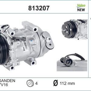 Kompresor, klimatizace VALEO 813207