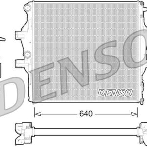 Chladič, chlazení motoru DENSO DRM12009