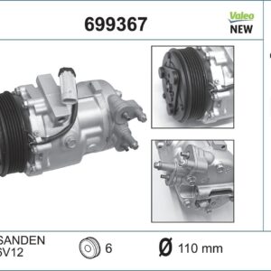 Kompresor, klimatizace VALEO 699367