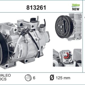 Kompresor, klimatizace VALEO 813261