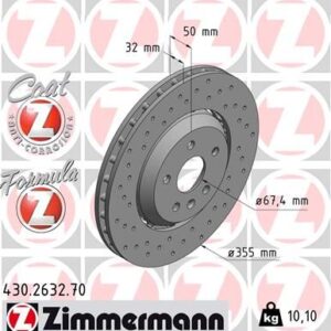Brzdový kotouč ZIMMERMANN 430.2632.70
