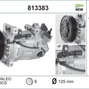 Kompresor, klimatizace VALEO 813383