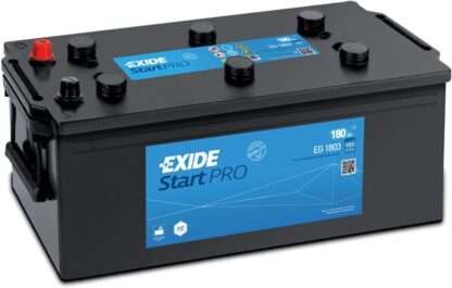 Autobaterie Exide StartPRO 12V, 180Ah, 1000A, EG1803