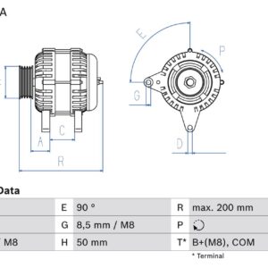 generátor BOSCH 0 986 083 310