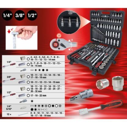 Sada nástrčných klíčů KS TOOLS 917.0216