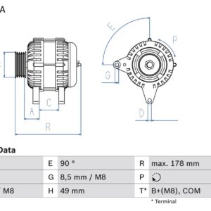 generátor BOSCH 0 986 084 100